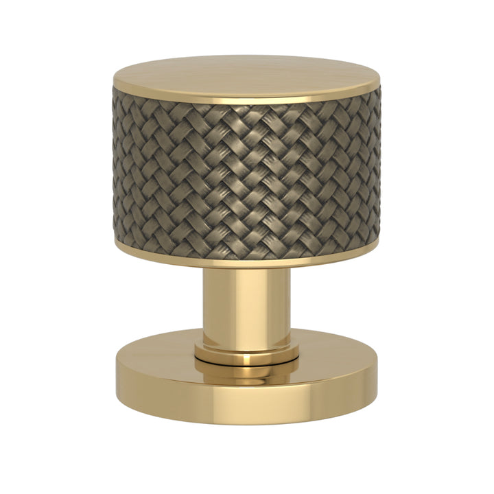 TÜRKNAUF 52/65 – DOOR KNOB STACKED WOVEN  RECESS AMALFINE
