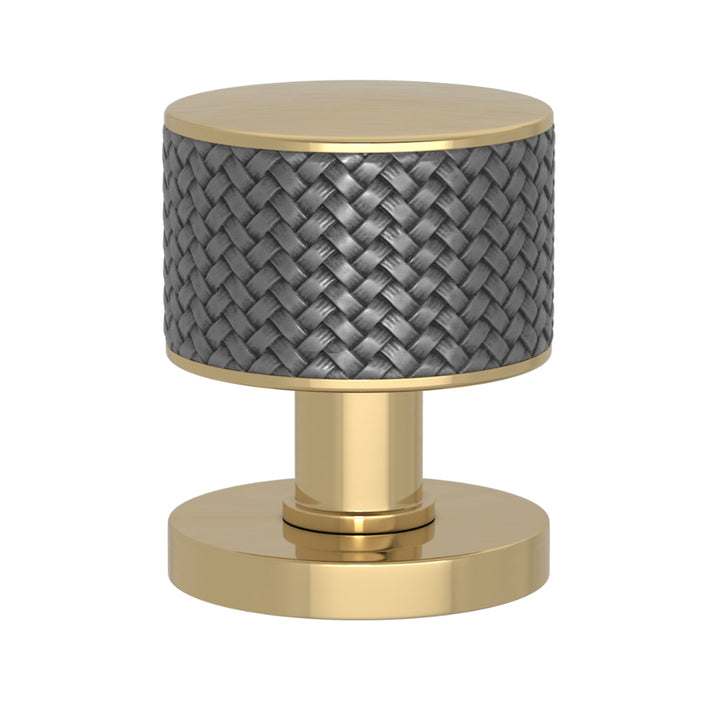 TÜRKNAUF 52/65 – DOOR KNOB STACKED WOVEN  RECESS AMALFINE