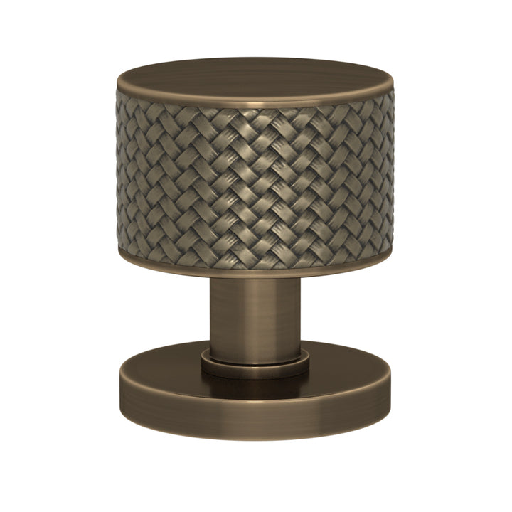 TÜRKNAUF 52/65 – DOOR KNOB STACKED WOVEN  RECESS AMALFINE