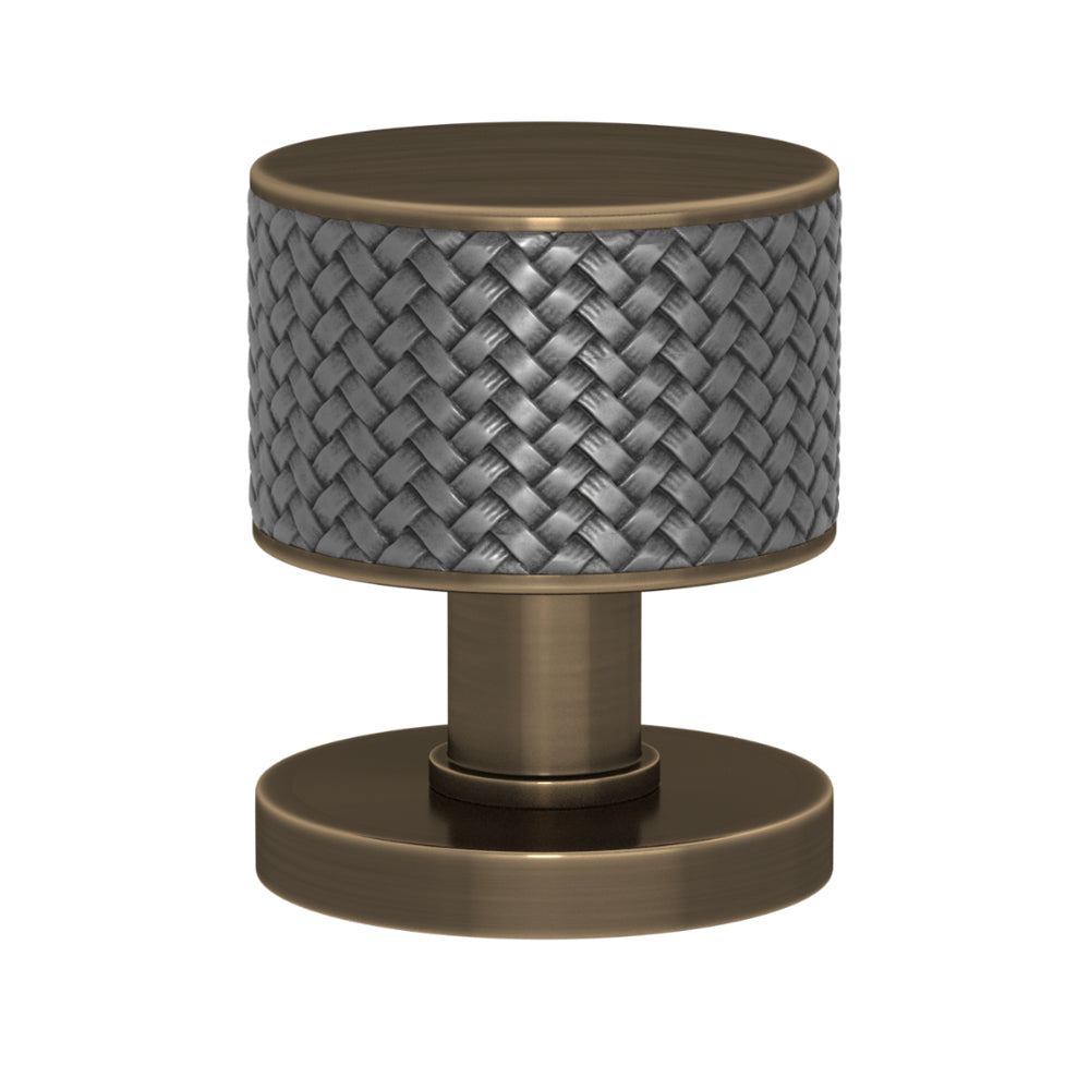 TÜRKNAUF 52/65 – DOOR KNOB STACKED WOVEN  RECESS AMALFINE