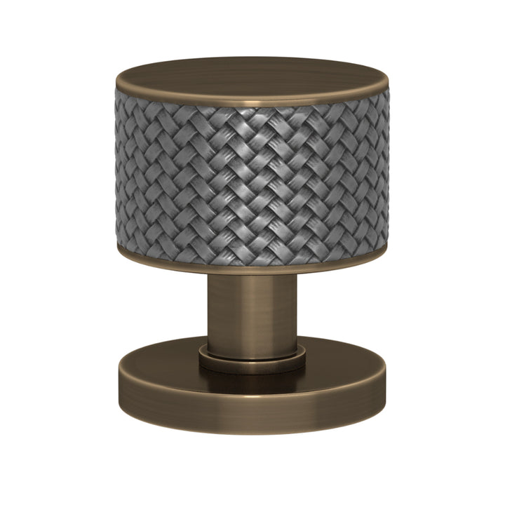 TÜRKNAUF 52/65 – DOOR KNOB STACKED WOVEN  RECESS AMALFINE
