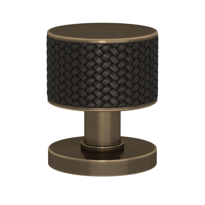TÜRKNAUF 52/65 – DOOR KNOB STACKED WOVEN  RECESS AMALFINE