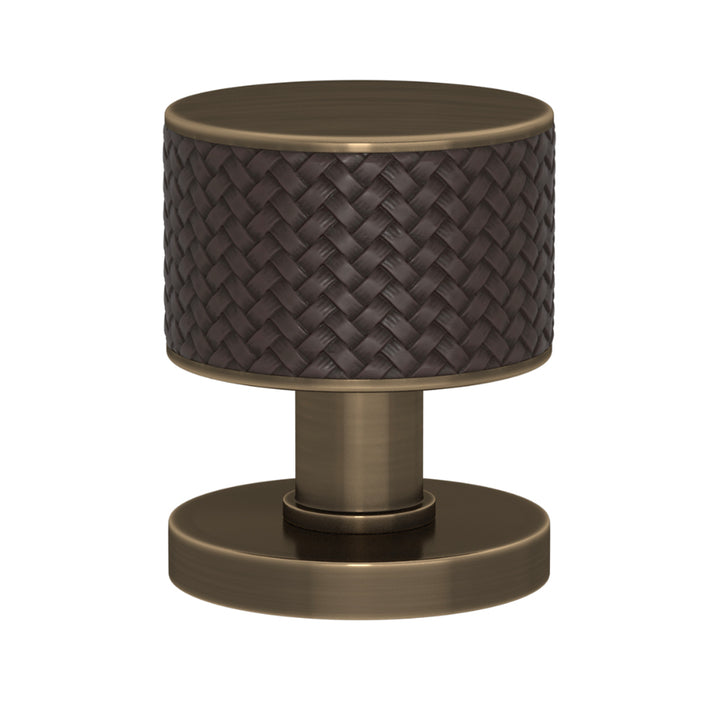TÜRKNAUF 52/65 – DOOR KNOB STACKED WOVEN  RECESS AMALFINE