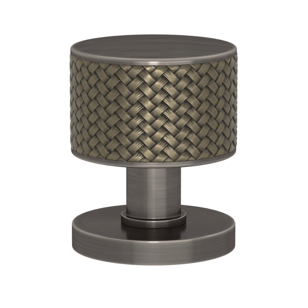 TÜRKNAUF 52/65 – DOOR KNOB STACKED WOVEN  RECESS AMALFINE