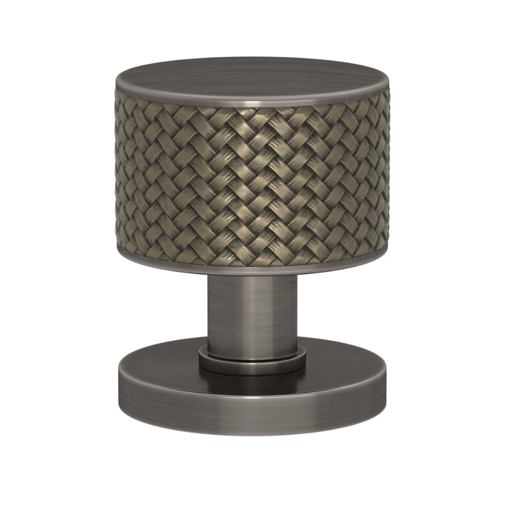 TÜRKNAUF 52/65 – DOOR KNOB STACKED WOVEN  RECESS AMALFINE