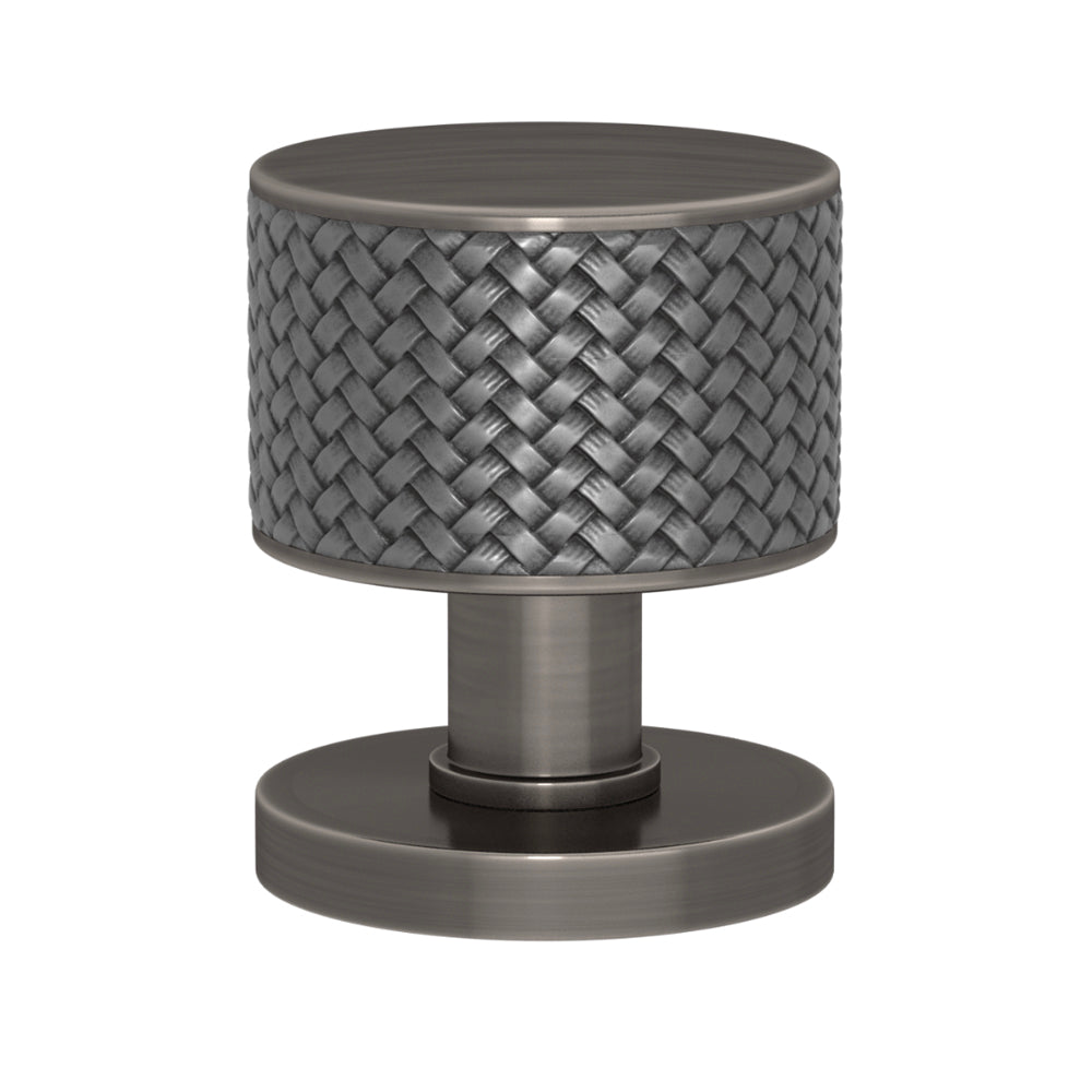 TÜRKNAUF 52/65 – DOOR KNOB STACKED WOVEN  RECESS AMALFINE