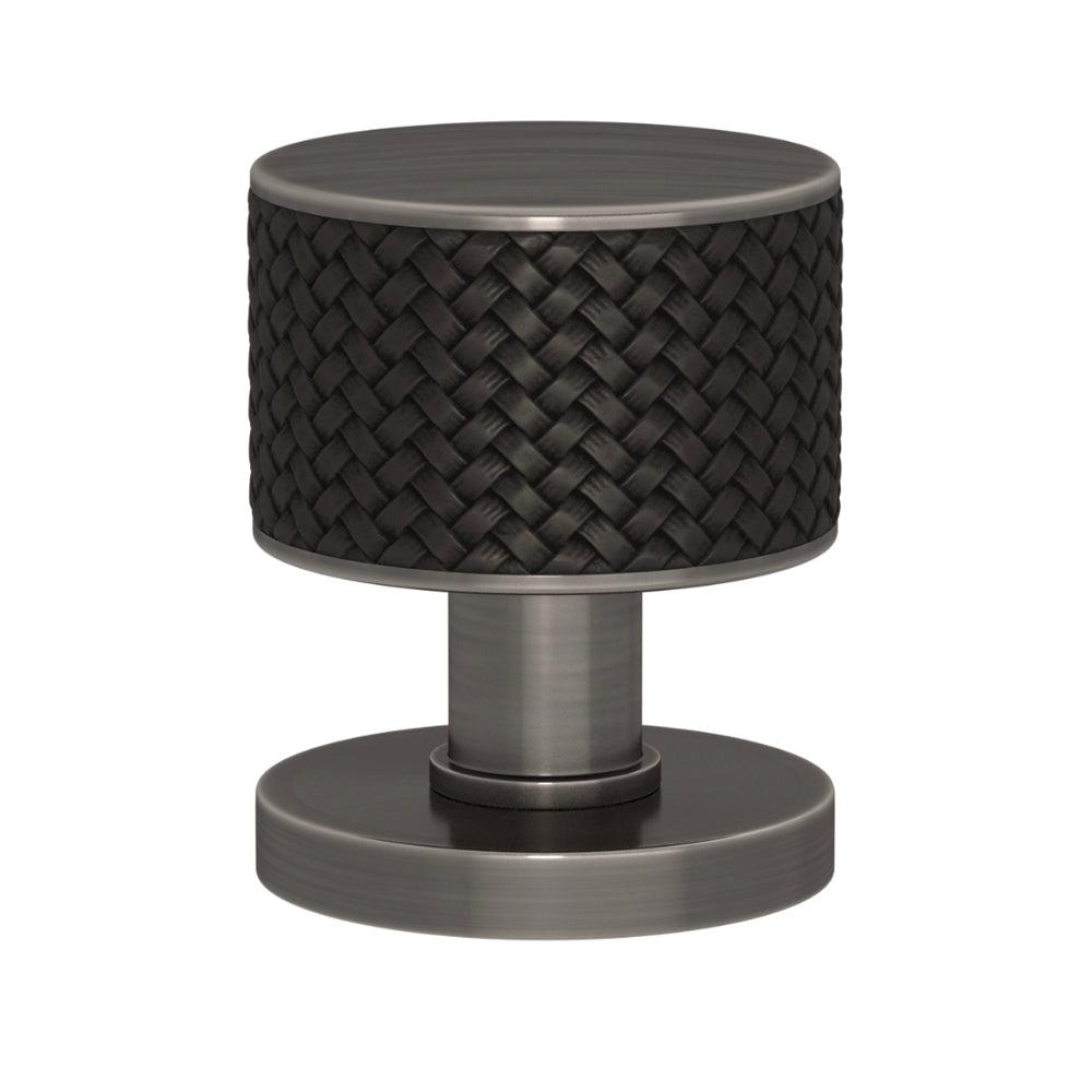 TÜRKNAUF 52/65 – DOOR KNOB STACKED WOVEN  RECESS AMALFINE