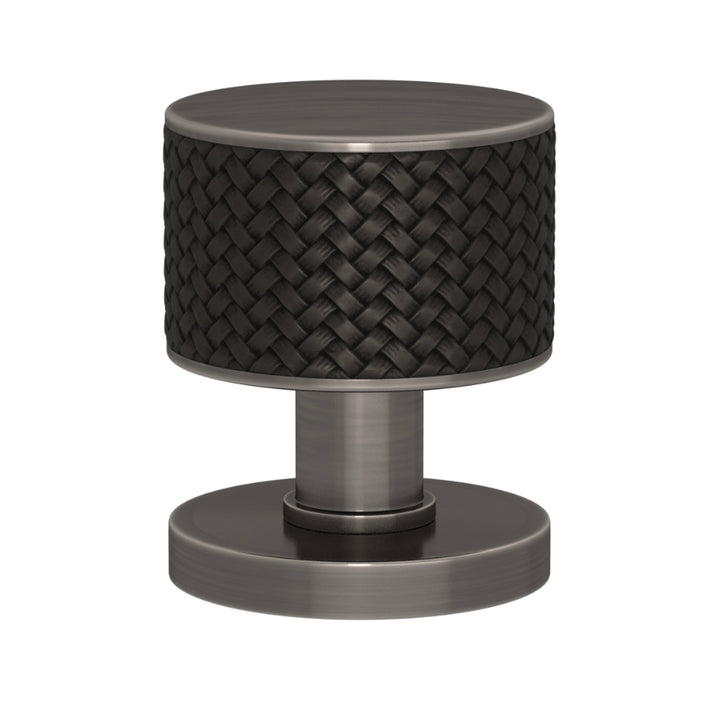 TÜRKNAUF 52/65 – DOOR KNOB STACKED WOVEN  RECESS AMALFINE