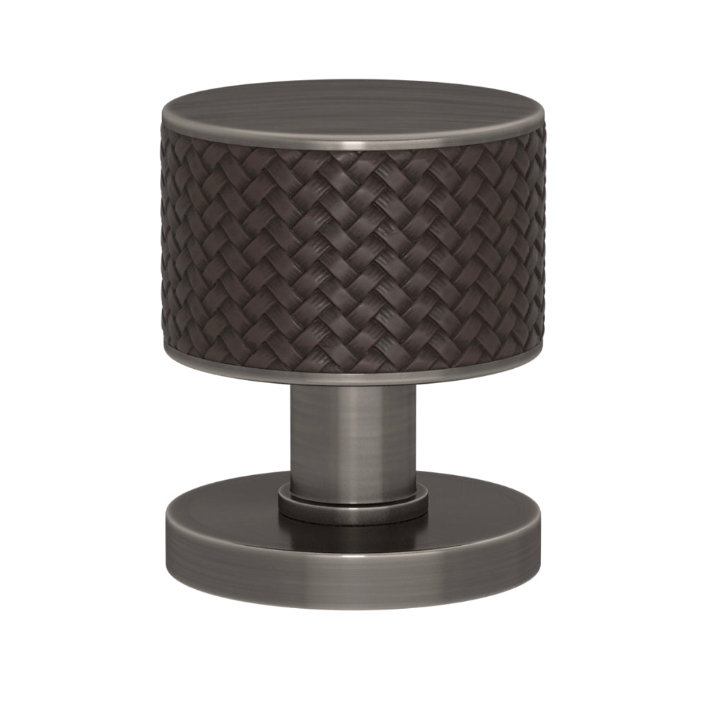 TÜRKNAUF 52/65 – DOOR KNOB STACKED WOVEN  RECESS AMALFINE