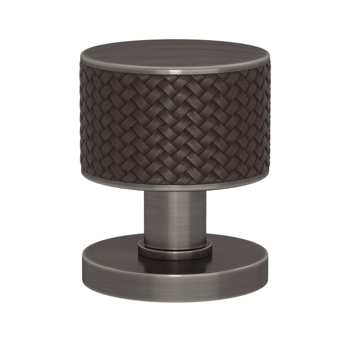 TÜRKNAUF 52/65 – DOOR KNOB STACKED WOVEN  RECESS AMALFINE