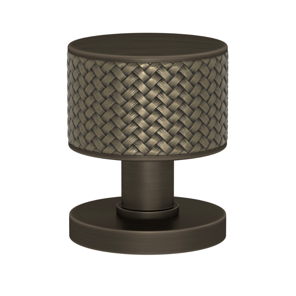 TÜRKNAUF 52/65 – DOOR KNOB STACKED WOVEN  RECESS AMALFINE