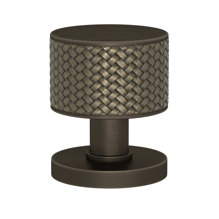 TÜRKNAUF 52/65 – DOOR KNOB STACKED WOVEN  RECESS AMALFINE