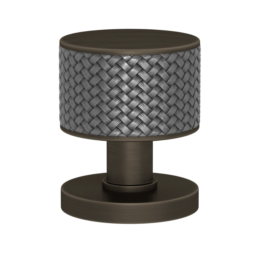 TÜRKNAUF 52/65 – DOOR KNOB STACKED WOVEN  RECESS AMALFINE