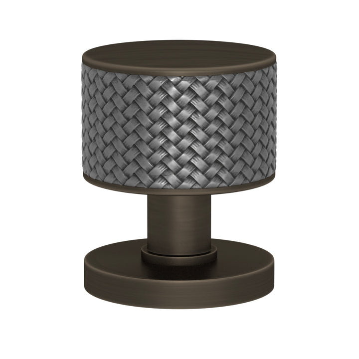 TÜRKNAUF 52/65 – DOOR KNOB STACKED WOVEN  RECESS AMALFINE