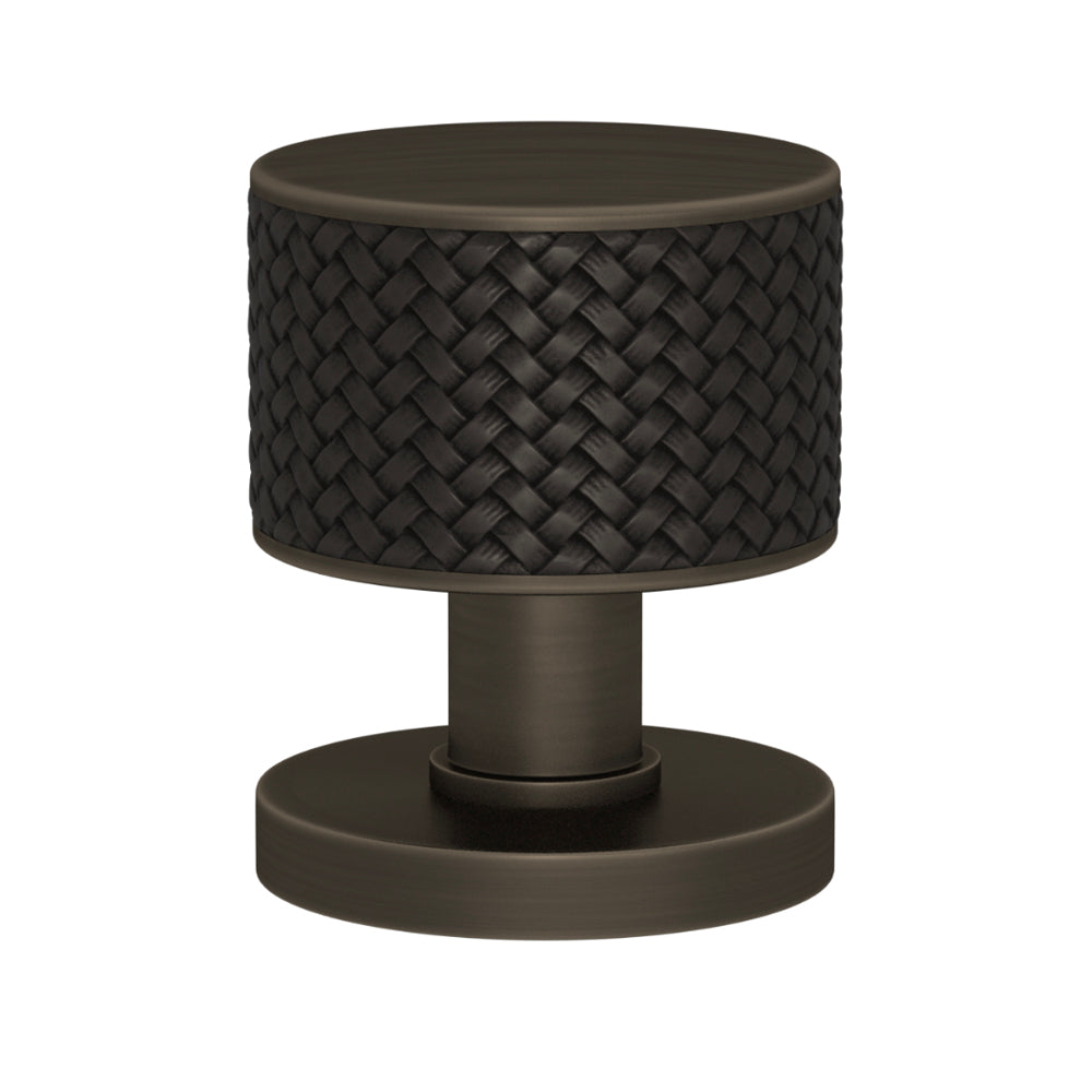 TÜRKNAUF 52/65 – DOOR KNOB STACKED WOVEN  RECESS AMALFINE