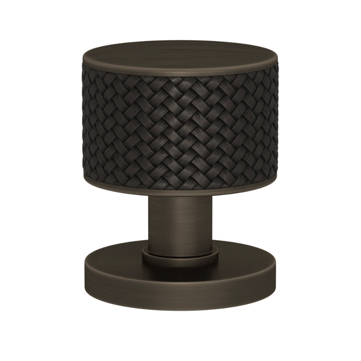 TÜRKNAUF 52/65 – DOOR KNOB STACKED WOVEN  RECESS AMALFINE