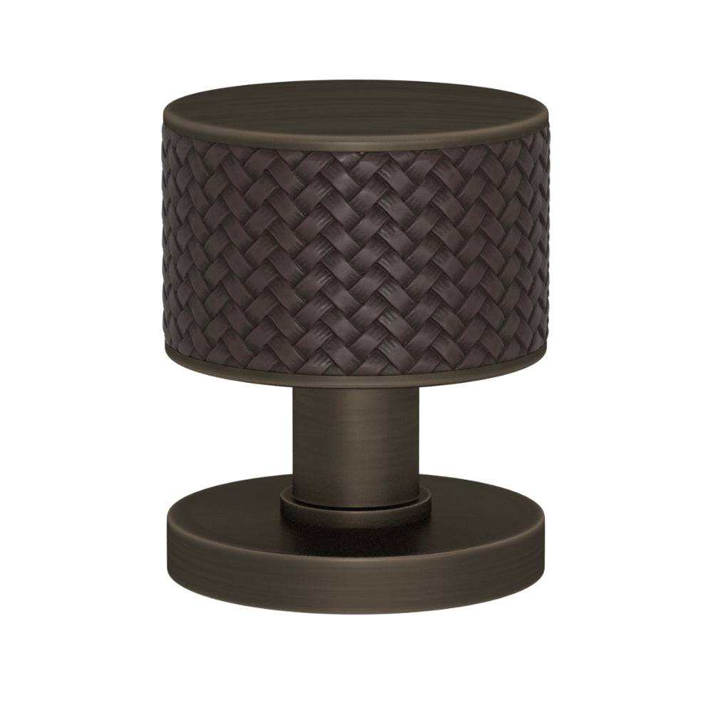TÜRKNAUF 52/65 – DOOR KNOB STACKED WOVEN  RECESS AMALFINE