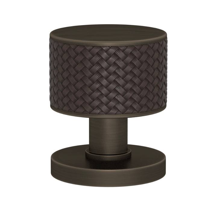 TÜRKNAUF 52/65 – DOOR KNOB STACKED WOVEN  RECESS AMALFINE