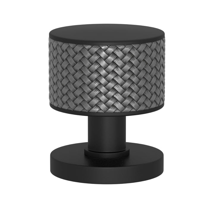 TÜRKNAUF 52/65 – DOOR KNOB STACKED WOVEN  RECESS AMALFINE