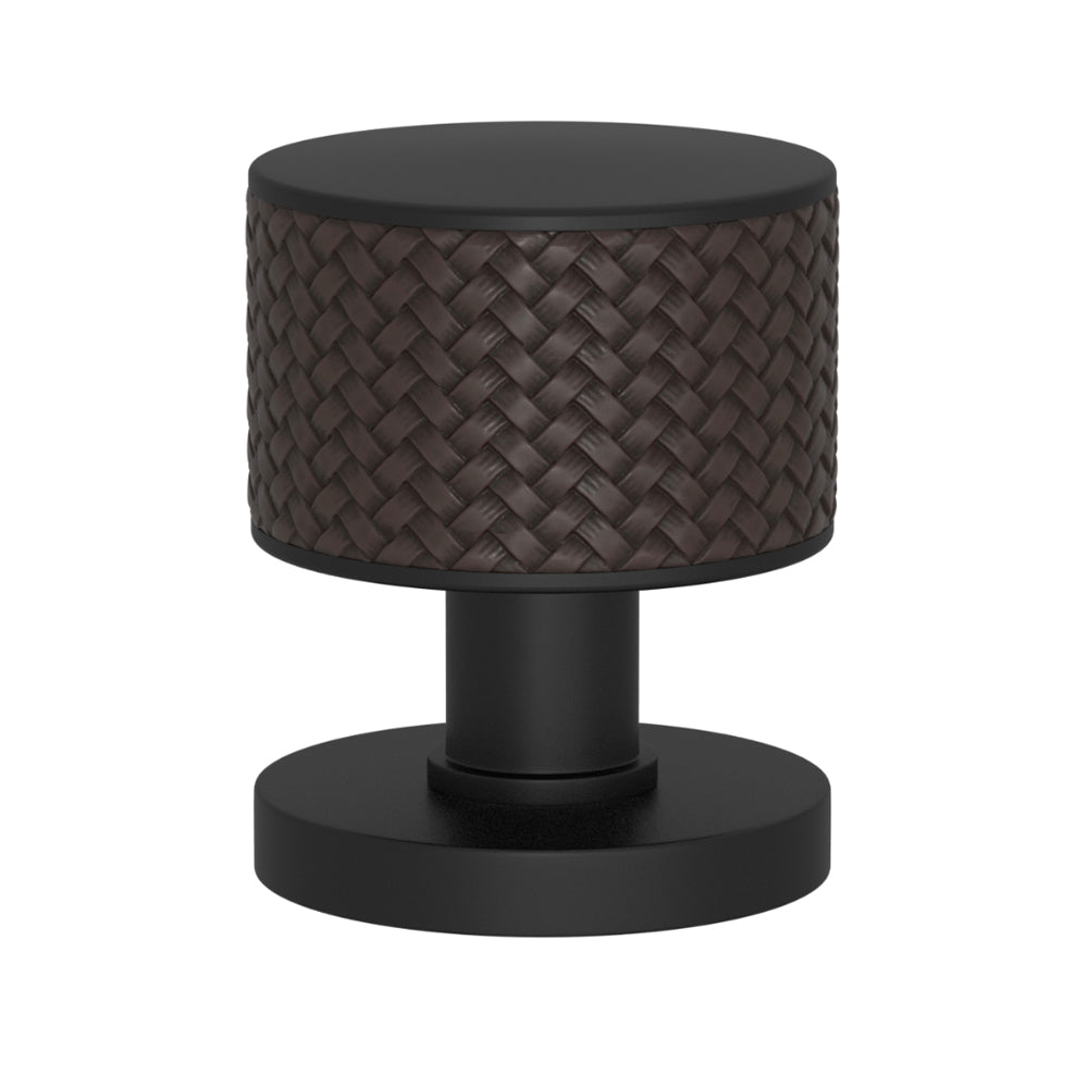 TÜRKNAUF 52/65 – DOOR KNOB STACKED WOVEN  RECESS AMALFINE