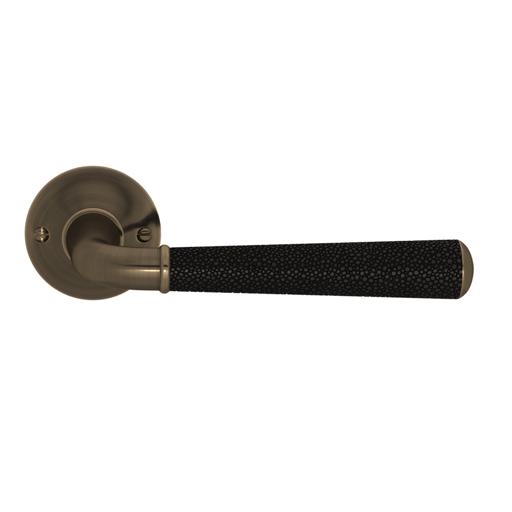 TÜRGRIFF 127/69 CLASSIC – SHAGREEN TUBE GOOSE NECK COMBINATION AMALFINE