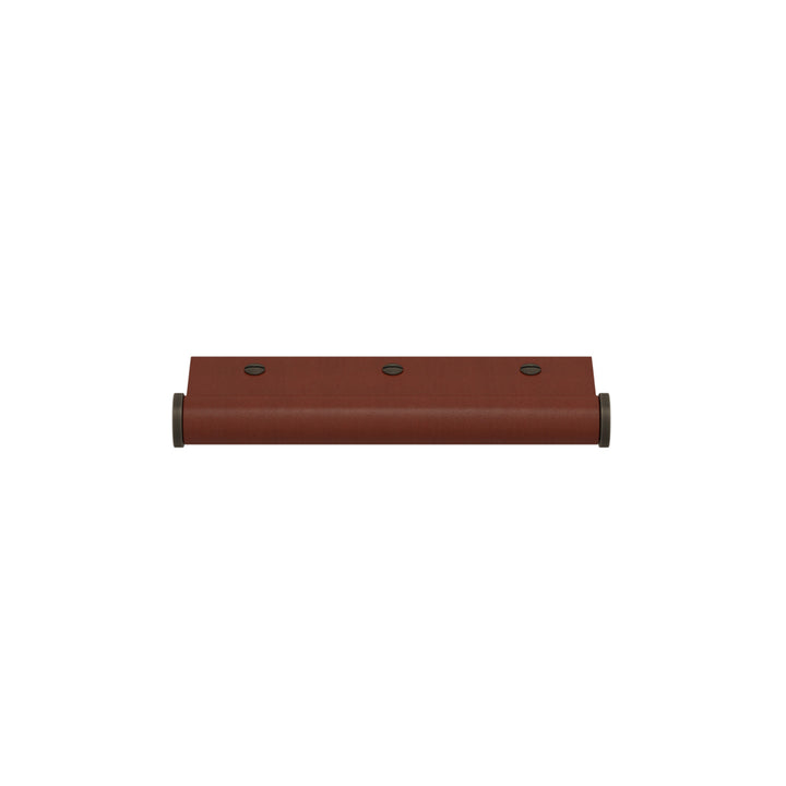 LEDER KANTENZUGGRIFF 140 – EDGE WING SCROLL RECESS LEATHER