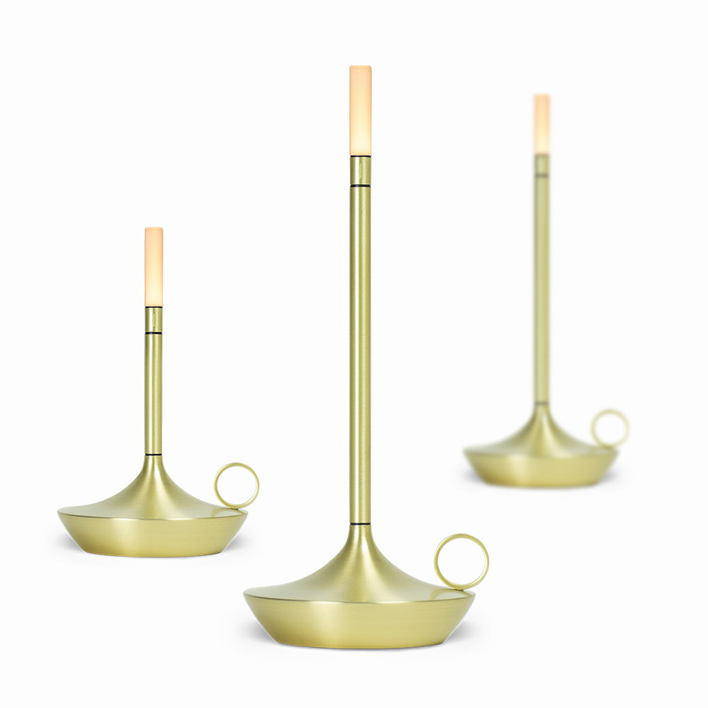 WICK BRASS – TISCHLEUCHTE AKKU