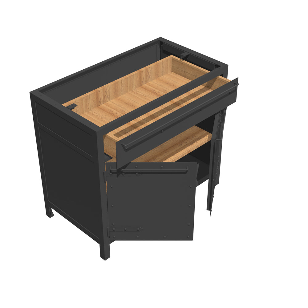 KÜCHENSCHRANK 100 MIT SCHUBLADE (8155022491861)