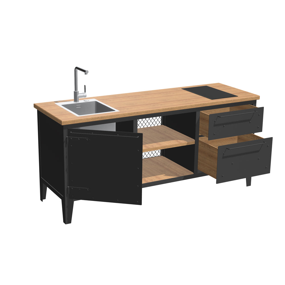 KITCHEN UNIT F3 / TYP 1 – KOMPAKTKÜCHE KAFFEE (8098660516053)