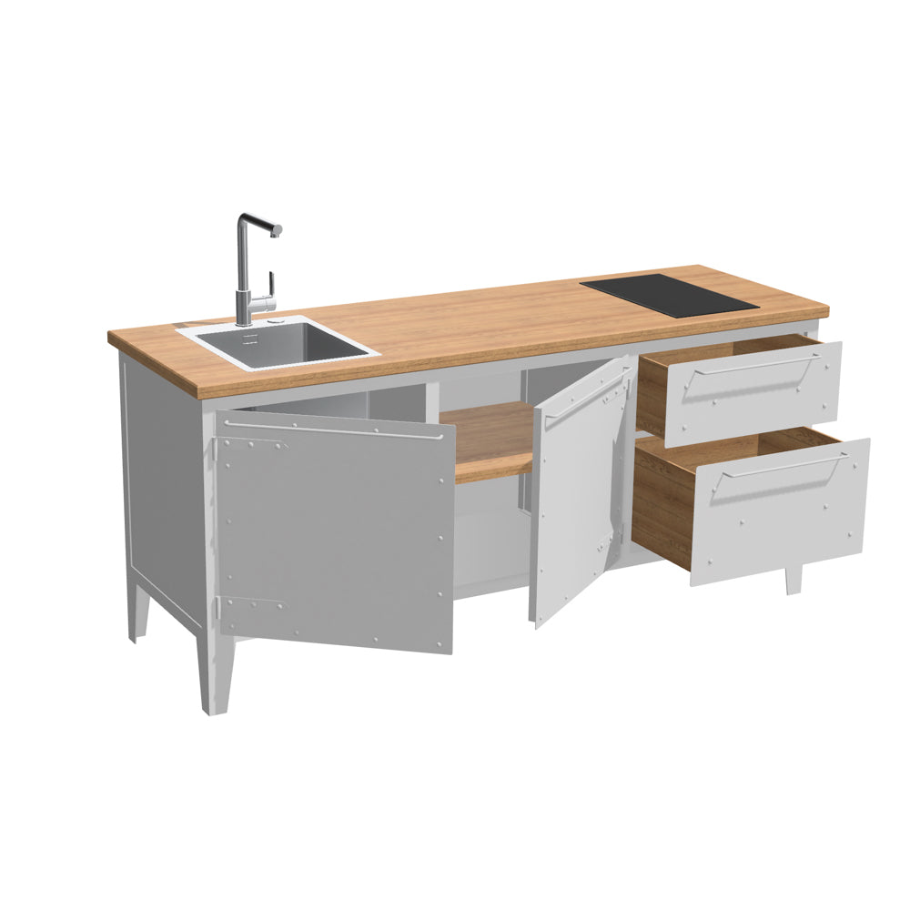 KITCHEN UNIT F3 / TYP 2 – KOMPAKTKÜCHE KAFFEE (8098690826453)