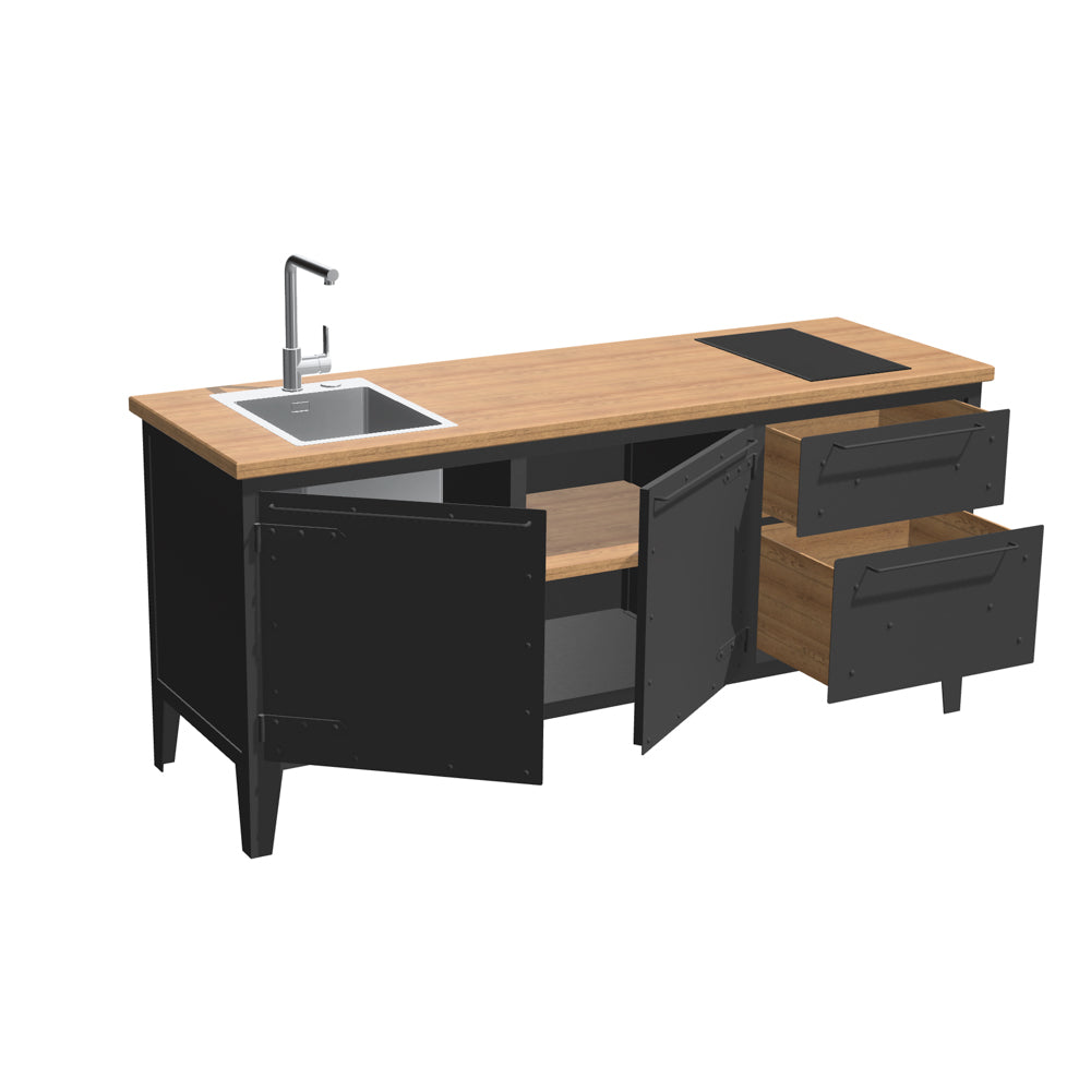 KITCHEN UNIT F3 / TYP 2 – KOMPAKTKÜCHE KAFFEE (8098690826453)