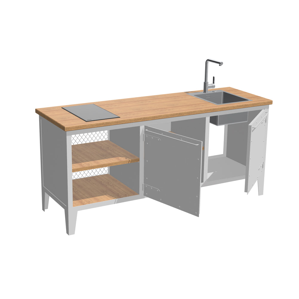 KITCHEN UNIT F3 / TYP 3 – KOMPAKTKÜCHE KAFFEE (8098691121365)
