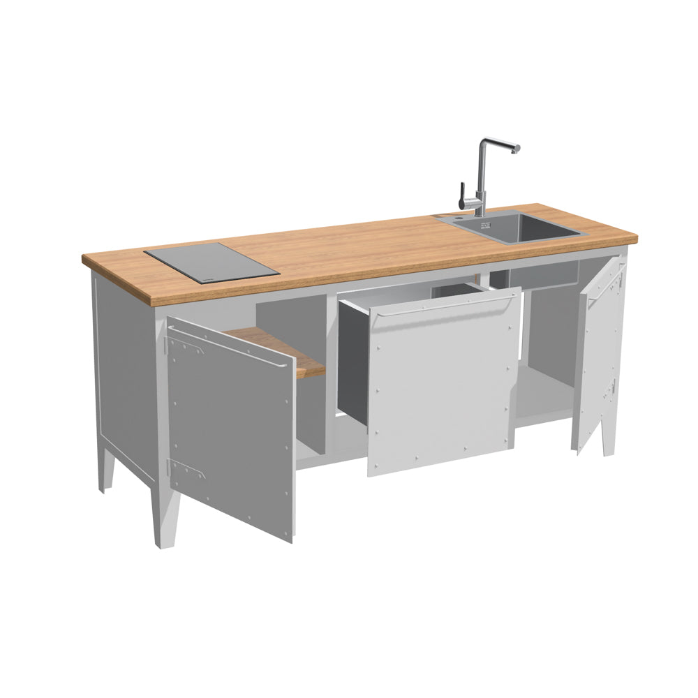 KITCHEN UNIT F3 / TYP 4 – KOMPAKTKÜCHE KOMPLETT (8098691645653)