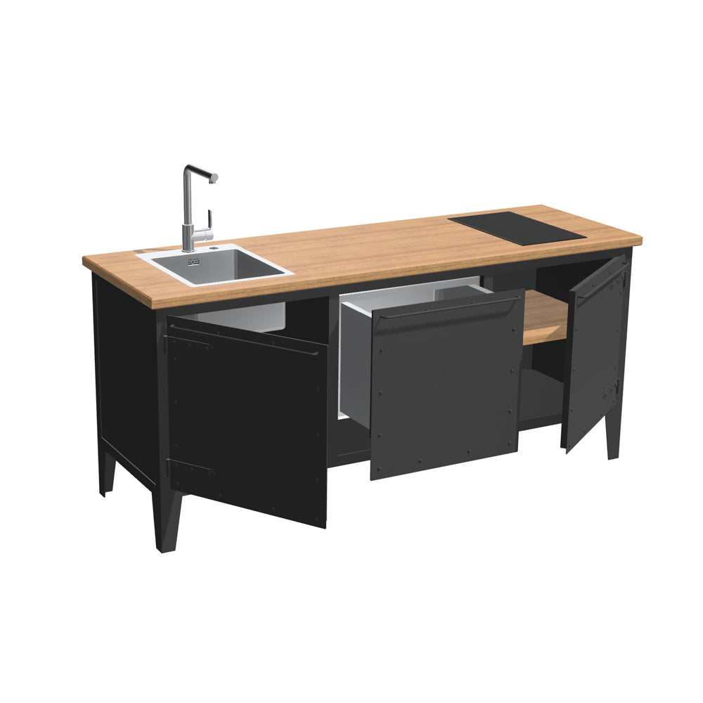 KITCHEN UNIT F3 / TYP 4 – KOMPAKTKÜCHE KOMPLETT (8098691645653)