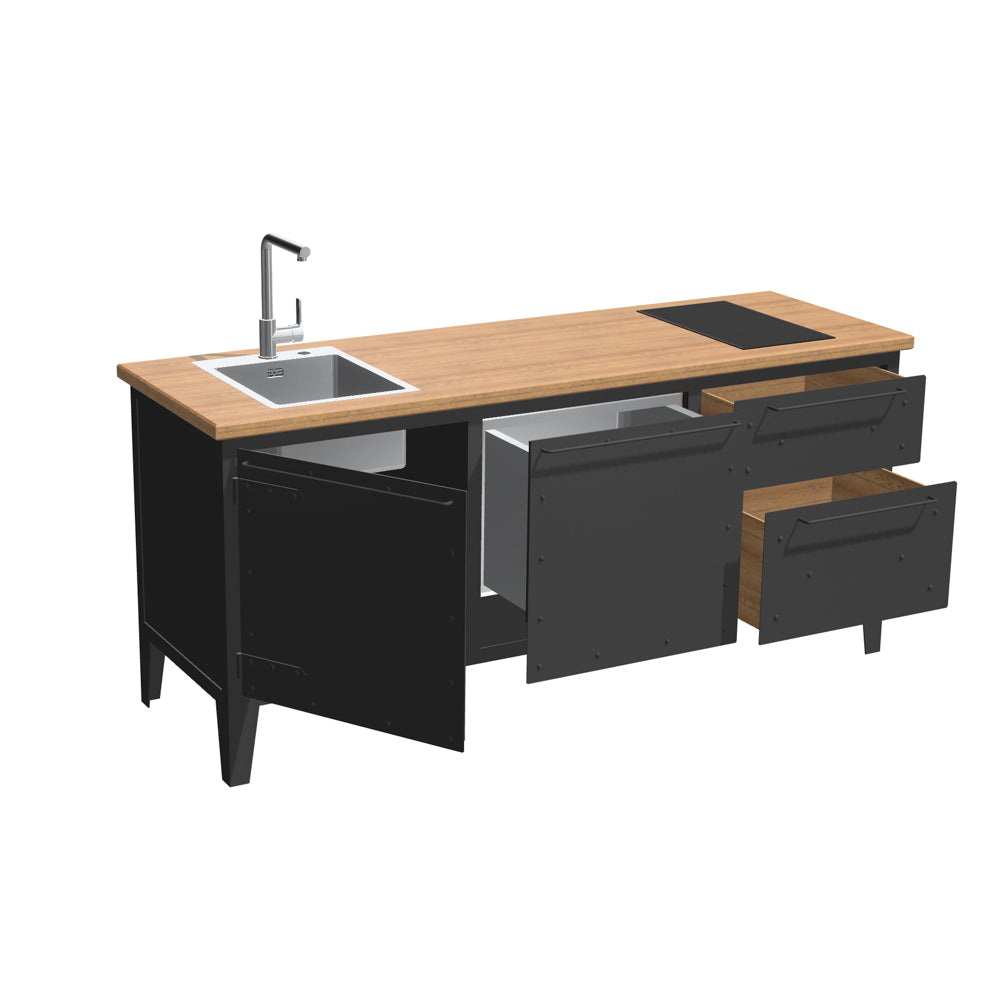 KITCHEN UNIT F3 / TYP 5 – KOMPAKTKÜCHE KOMPLETT (8098692006101)