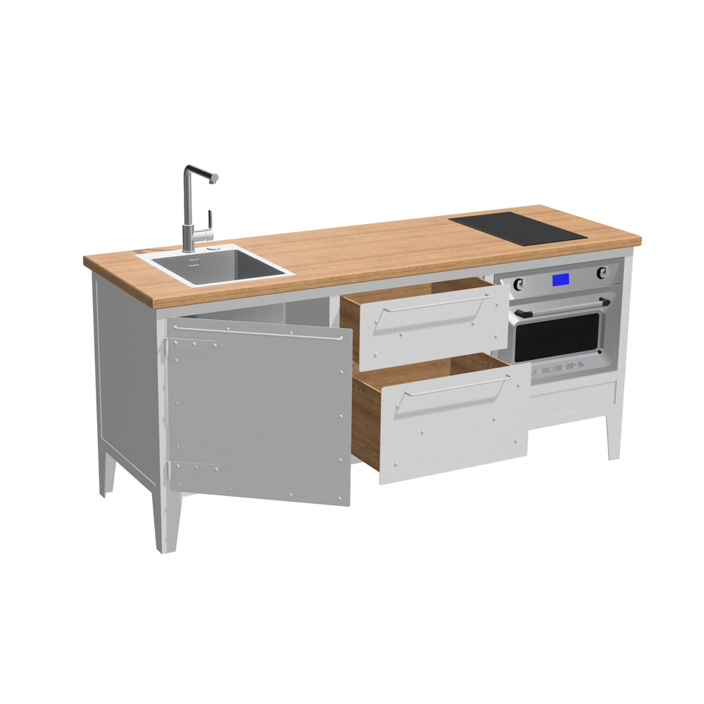 KITCHEN UNIT F3 / TYP 6 – KOMPAKTKÜCHE KOMPLETT (8098689974485)