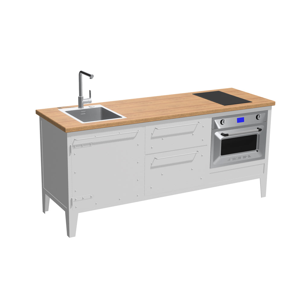 KITCHEN UNIT F3 / TYP 6 – KOMPAKTKÜCHE KOMPLETT (8098689974485)