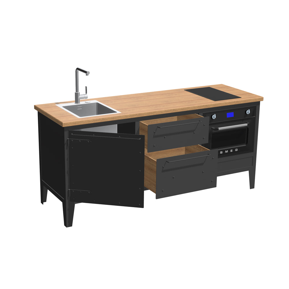 KITCHEN UNIT F3 / TYP 6 – KOMPAKTKÜCHE KOMPLETT (8098689974485)