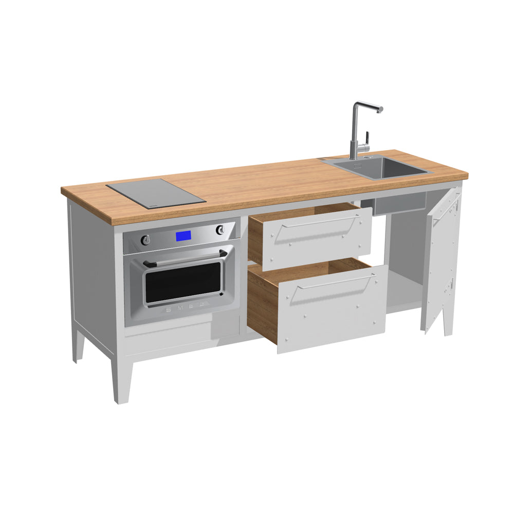 KITCHEN UNIT F3 / TYP 6 – KOMPAKTKÜCHE KOMPLETT (8098689974485)