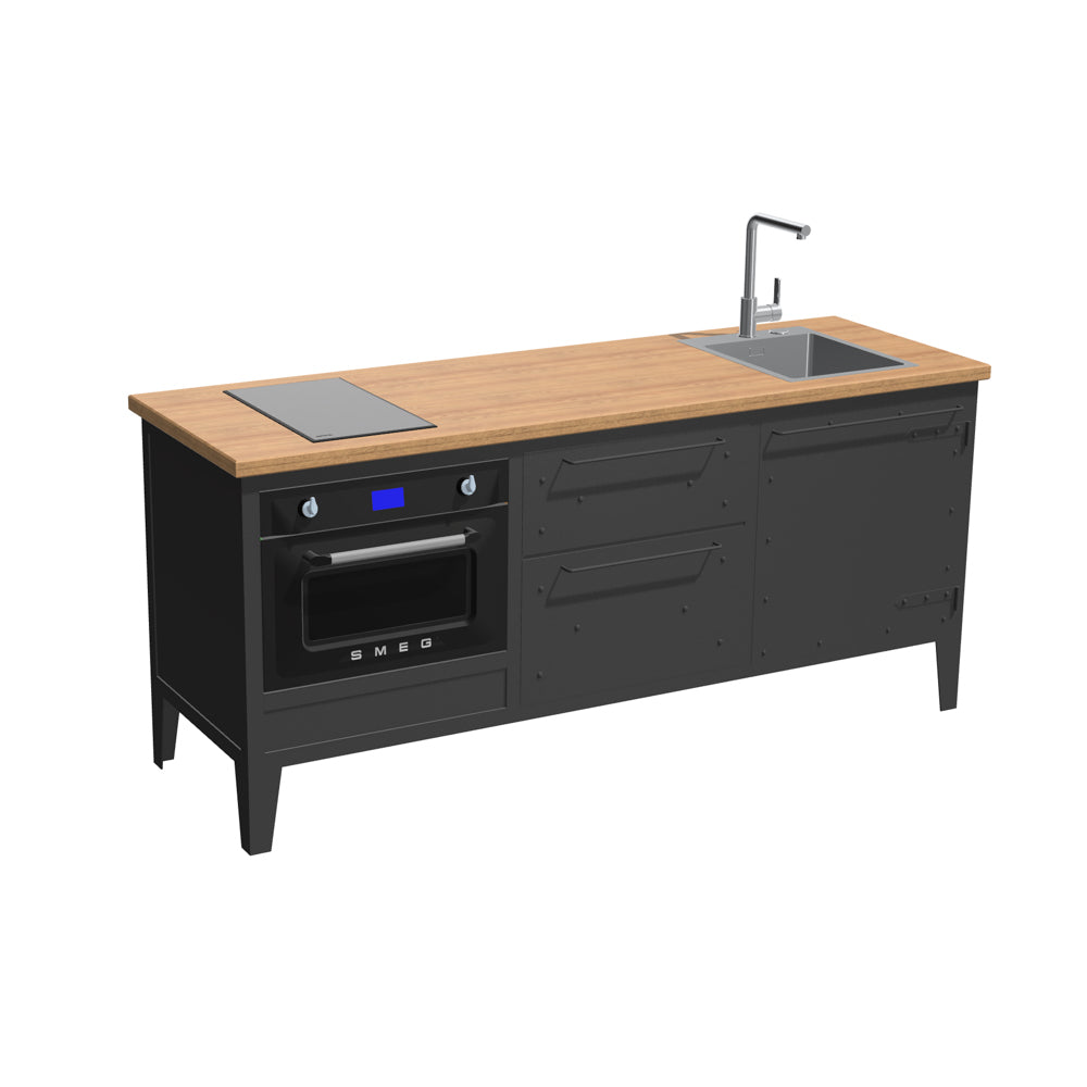 KITCHEN UNIT F3 / TYP 6 – KOMPAKTKÜCHE KOMPLETT (8098689974485)