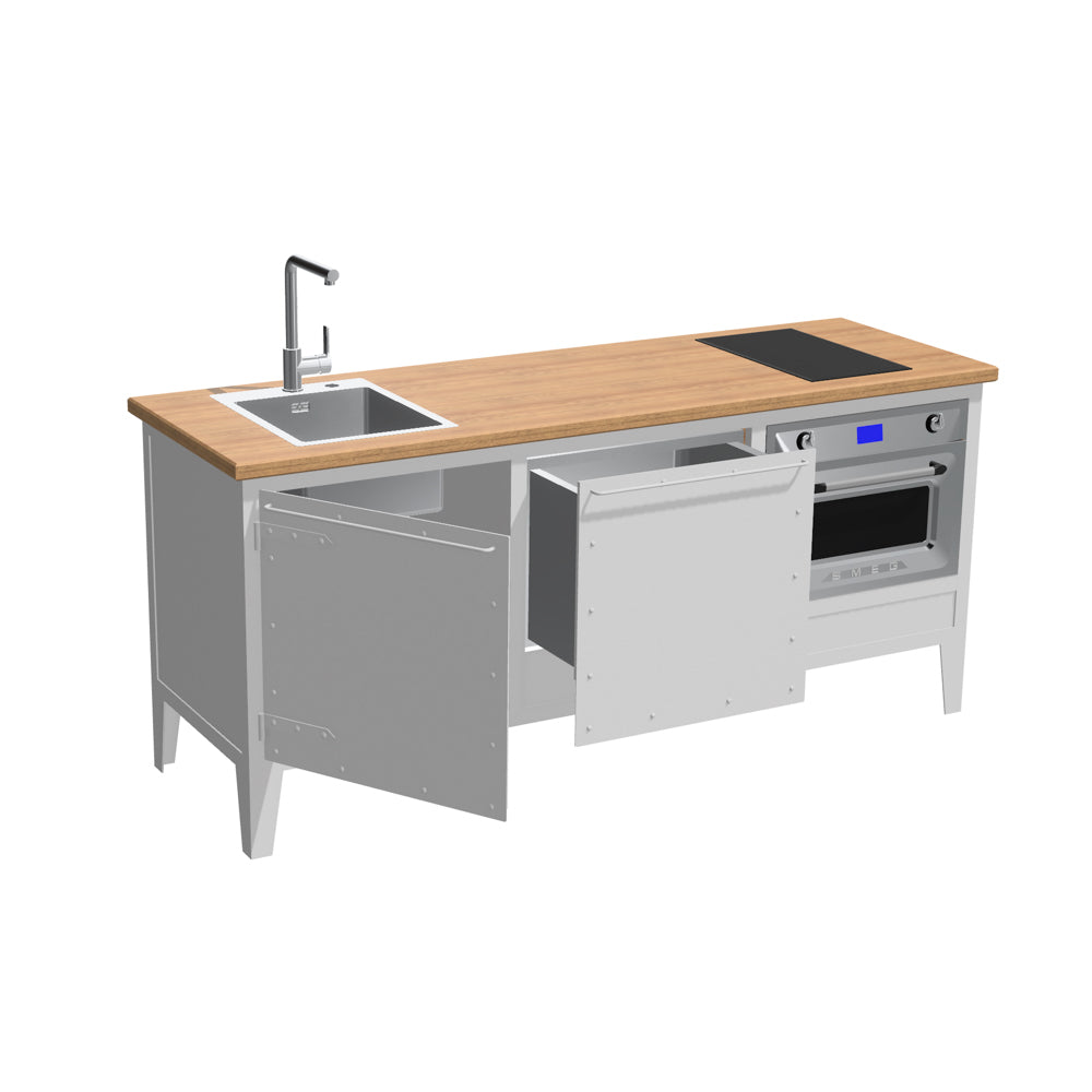 KITCHEN UNIT F3 / TYP 7 – KOMPAKTKÜCHE KOMPLETT (8098697347285)