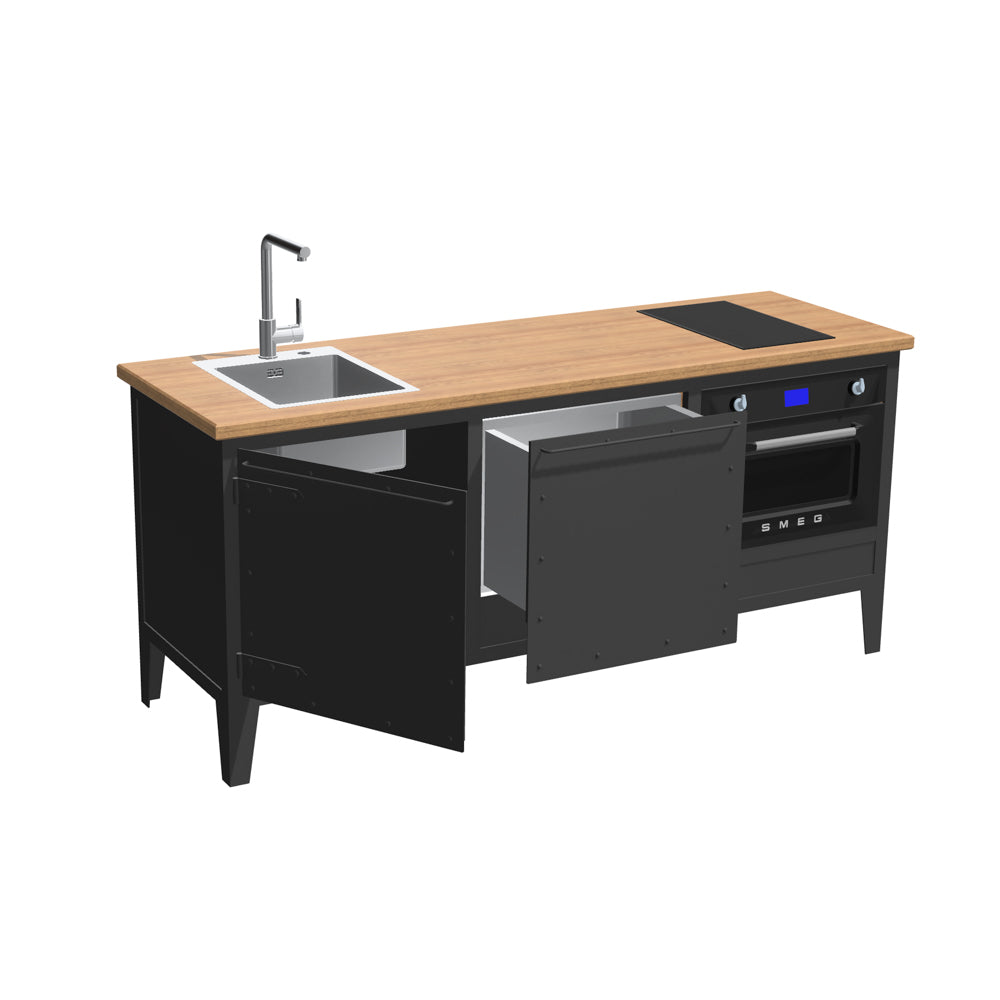 KITCHEN UNIT F3 / TYP 7 – KOMPAKTKÜCHE KOMPLETT (8098697347285)