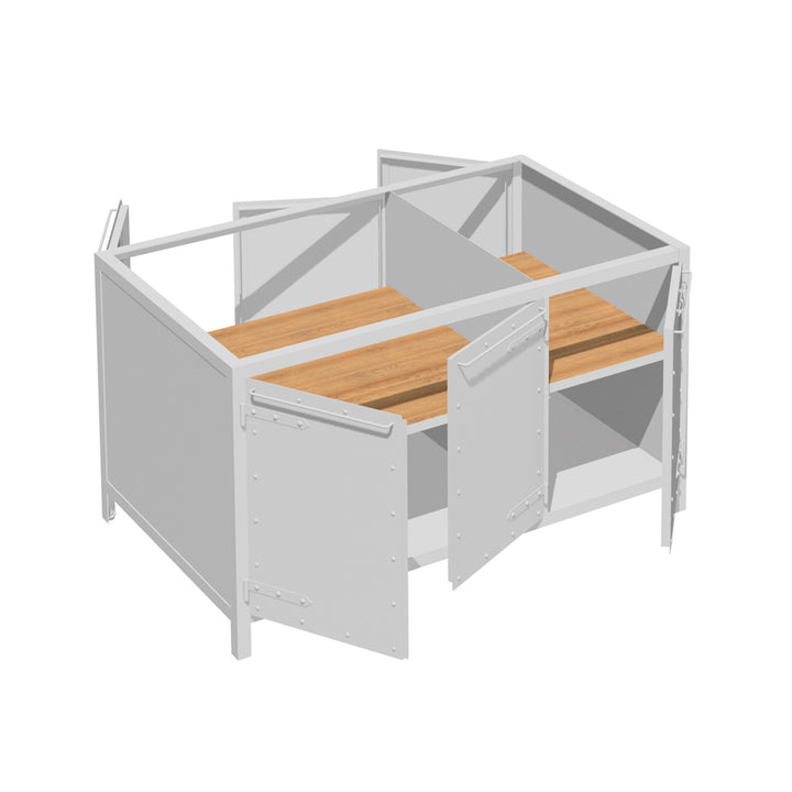 KÜCHENINSEL SCHRANK 090/150 – ZWEISEITIG