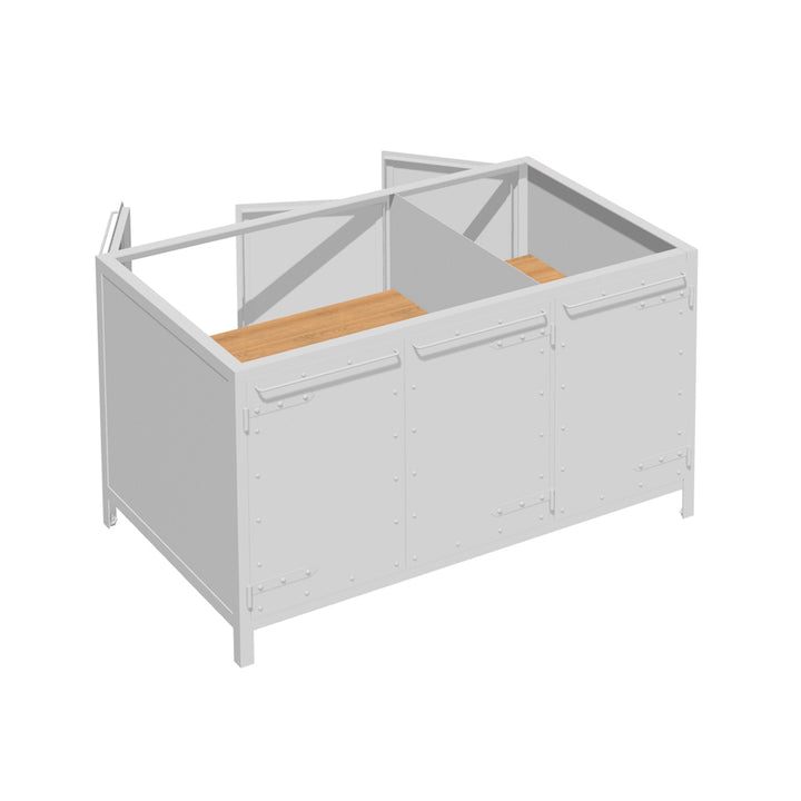 KÜCHENINSEL SCHRANK 090/150 – ZWEISEITIG