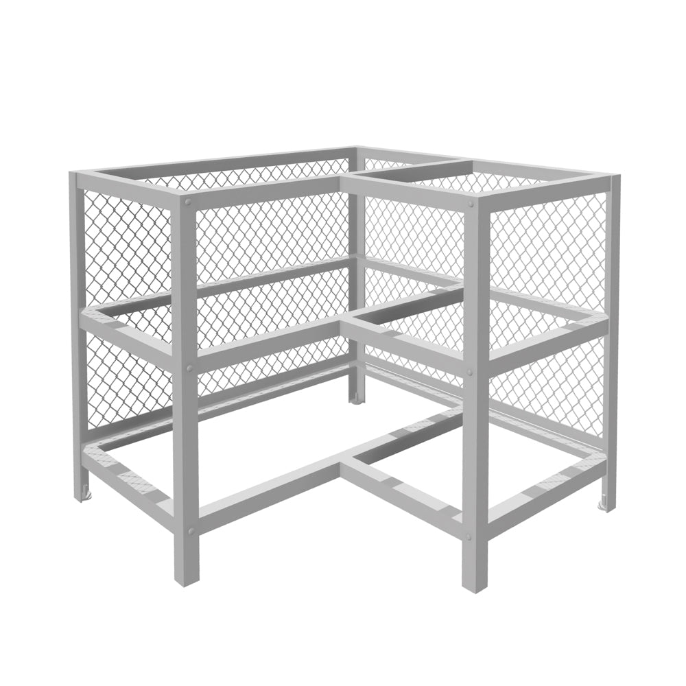 KÜCHENREGAL ECKE MESH 100/100 - 55/55