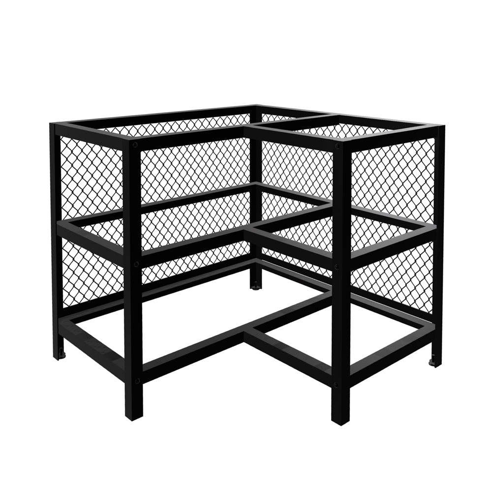 KÜCHENREGAL ECKE MESH 100/100 - 55/55