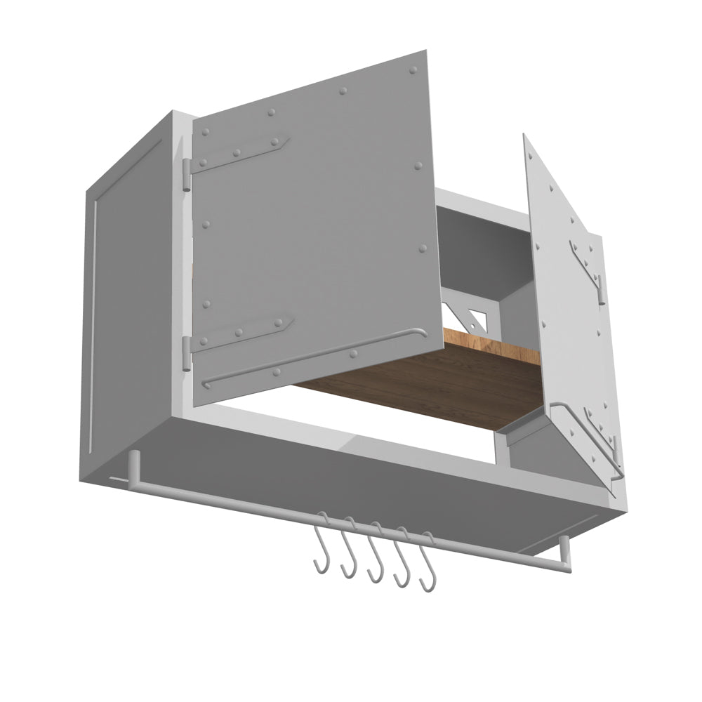WANDSCHRANK PX STEEL 100/60 MIT STANGE