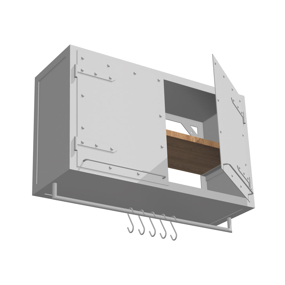 WANDSCHRANK PX STEEL 100/60 MIT STANGE