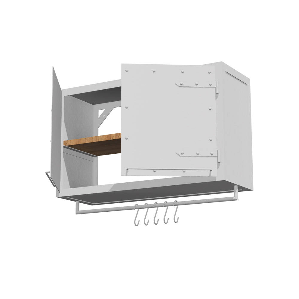 WANDSCHRANK PX STEEL 100/60 MIT STANGE