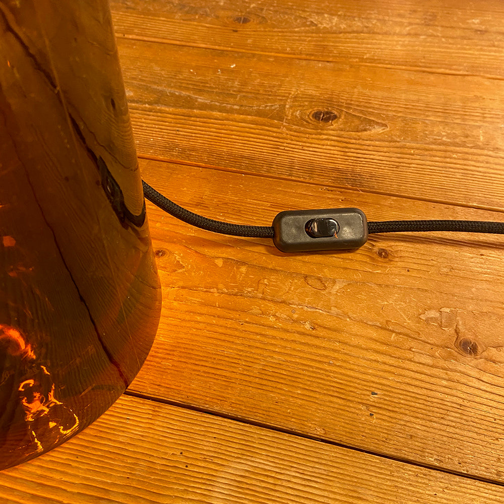 LAMPE APOTHEKERFLASCHE BESCHRIFTET – MITTEL